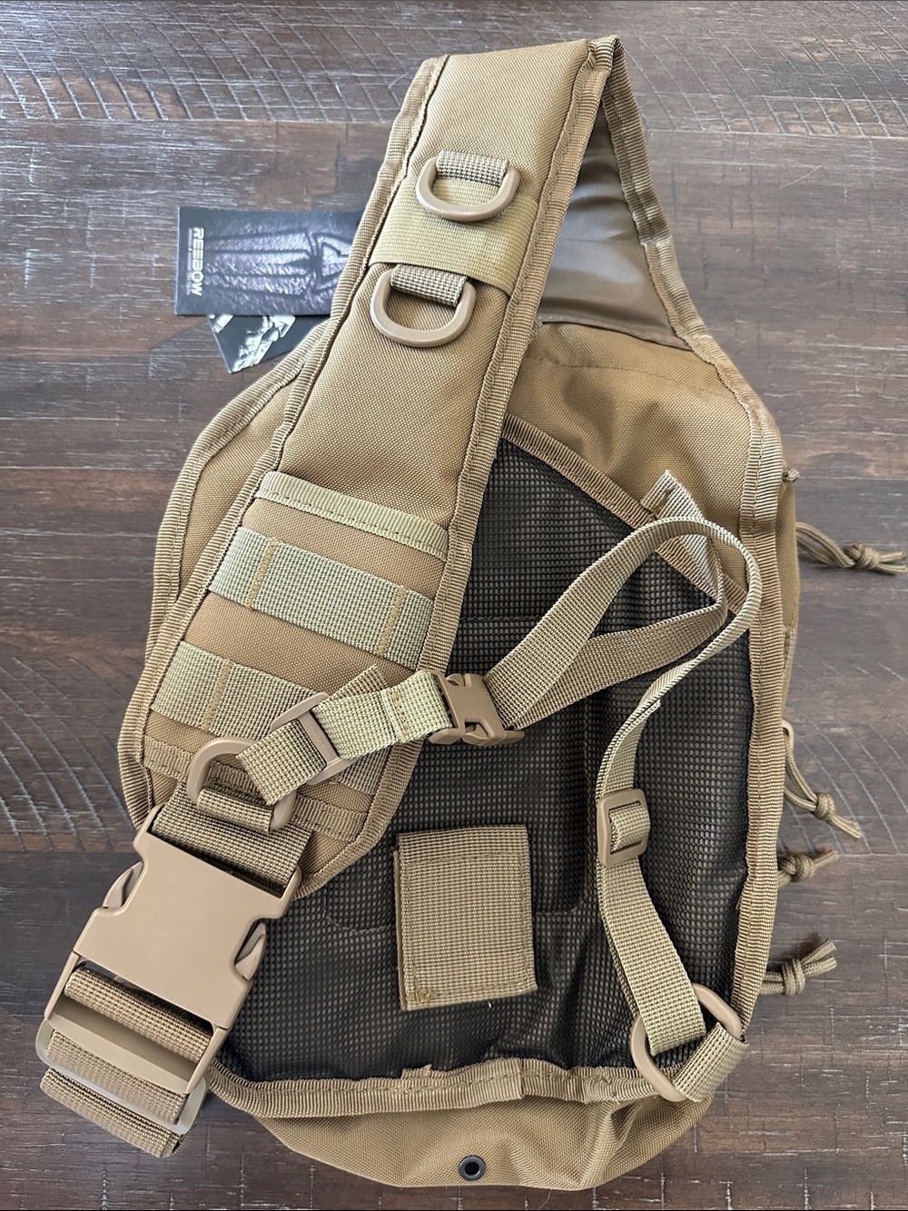 Tactical Sling Bag – Tan - Picture 2 of 5